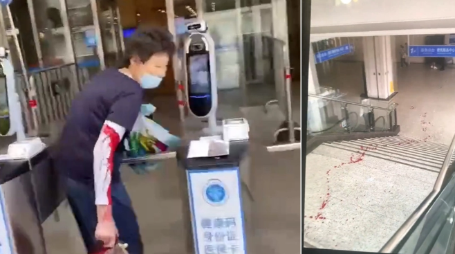 επίθεση άνδρα με μαχαίρι σε νοσοκομείο της Σανγκάης