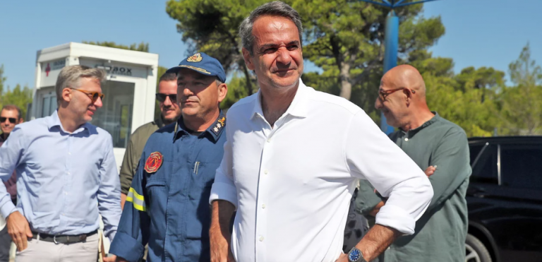 Στην Πεντέλη ο Κυριάκος Μητσοτάκης