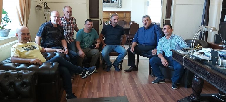 Στον Αντιπεριφερειάρχη Χανίων τα μέλη του νέου Δ.Σ. του Αθλητικού Ομίλου «ΜΙΝΩΤΑΥΡΟΣ» Μουρνιών