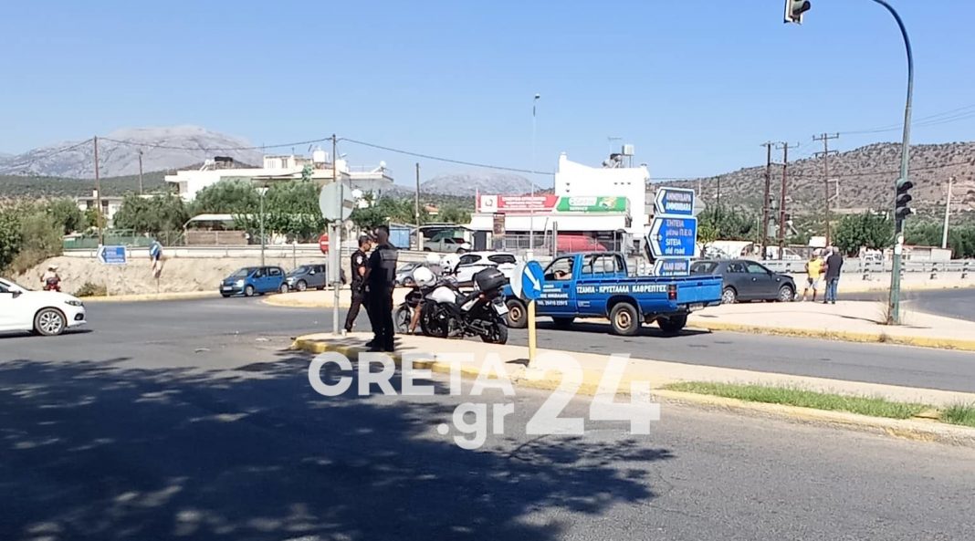 Κρήτη: Δύο τραυματίες μετά από σύγκρουση μηχανής με αυτοκίνητο