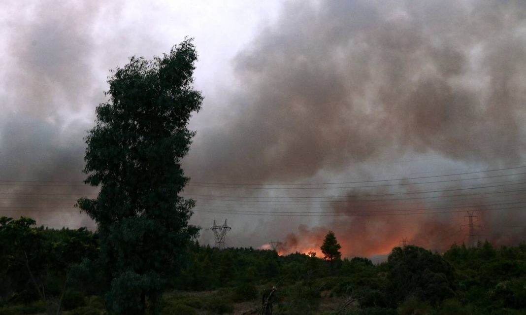 Φωτιά τώρα στην Κορινθία: Ενισχύονται οι επίγειες και εναέριες δυνάμεις
