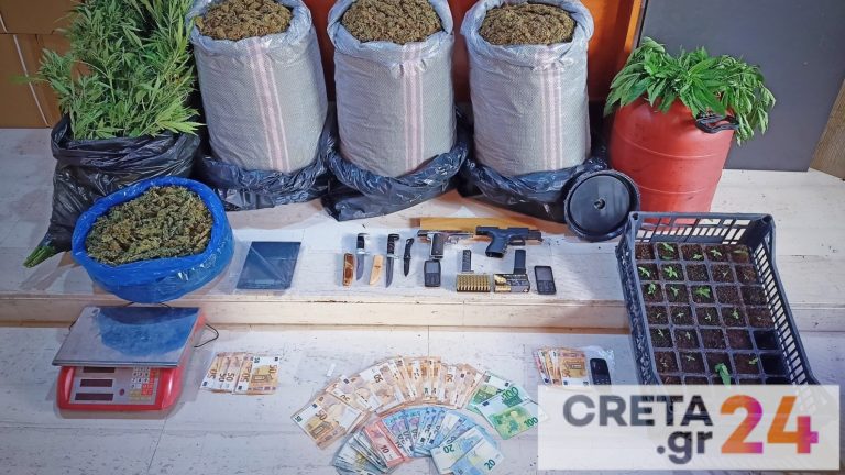 Κρήτη: Τέσσερις οι συλλήψεις μετά την επιχείρηση της ΕΛ.ΑΣ. (εικόνες)