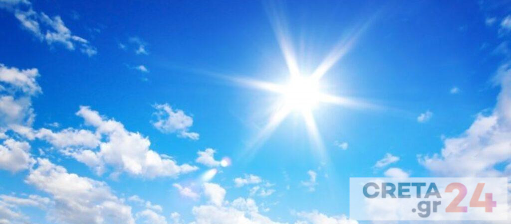 Καιρός: Σε υψηλά για την εποχή επίπεδα η θερμοκρασία στην Κρήτη