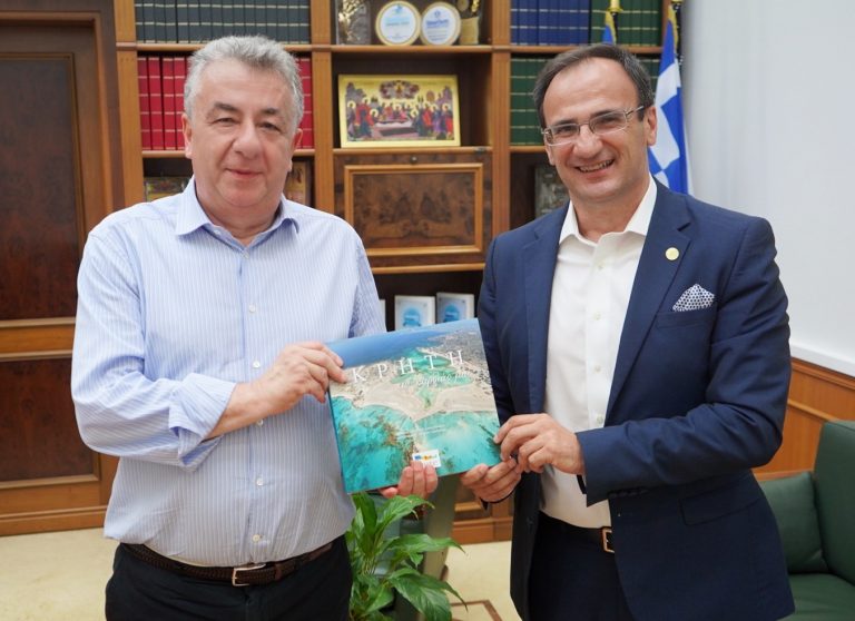 Με τον Δήμαρχο Σερρών συναντήθηκε ο Περιφερειάρχης Κρήτης