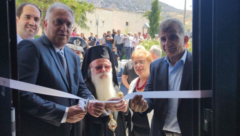 Εγκαινιάστηκε από τον Υπουργό Προστασίας του Πολίτη το νέο κτήριο του Αστυνομικού Τμήματος Αμαρίου