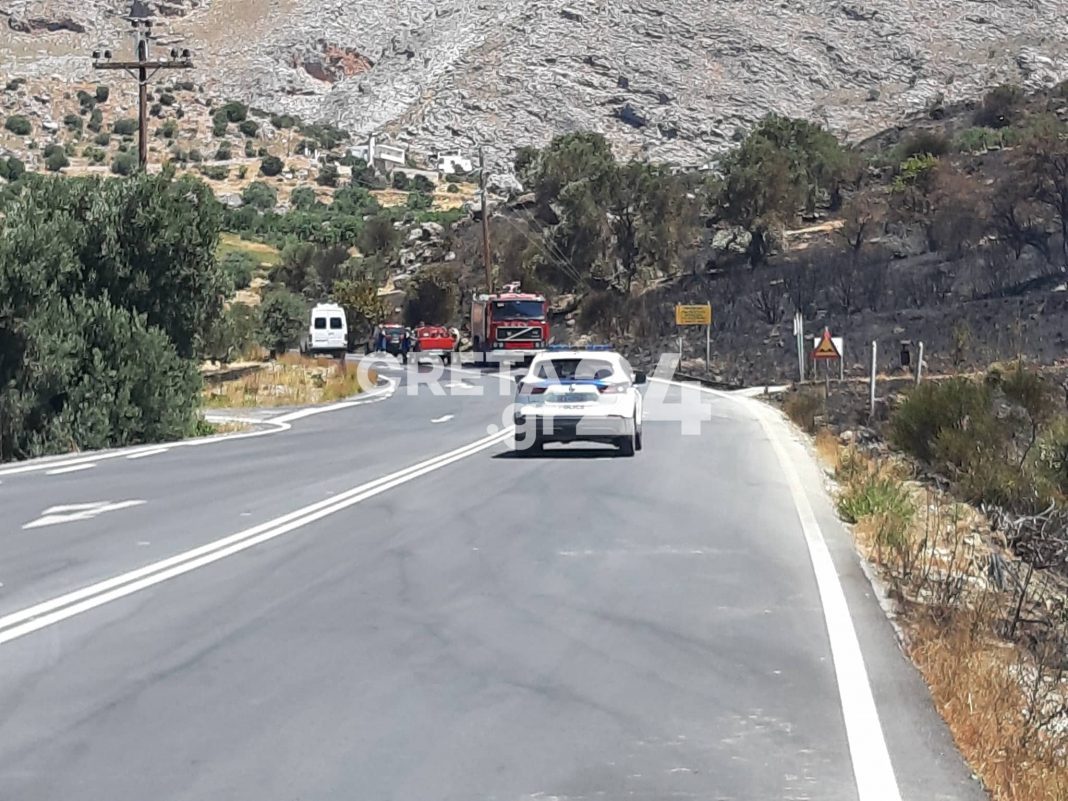 Ρέθυμνο: Έσβησαν οι φλόγες, παραμένει ο κίνδυνος αναζωπυρώσεων