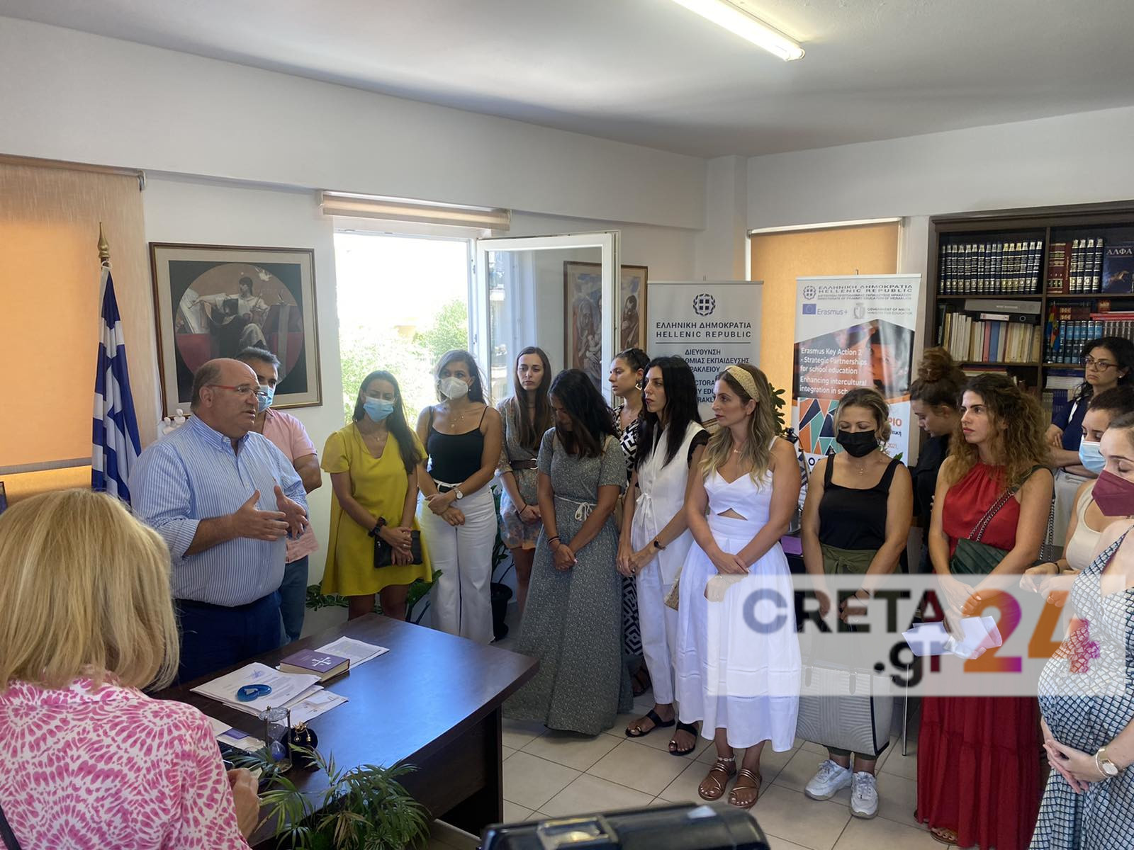 Σε ρυθμούς νέας σχολικής χρονιάς το Ηράκλειο: Ορκίστηκαν 175 εκπαιδευτικοί