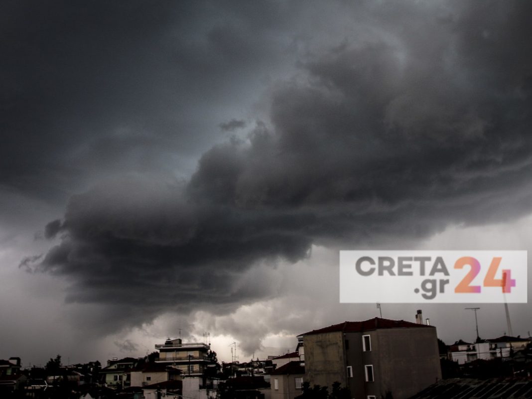 Καιρός - Κρήτη, νέο κύμα καταιγίδων
