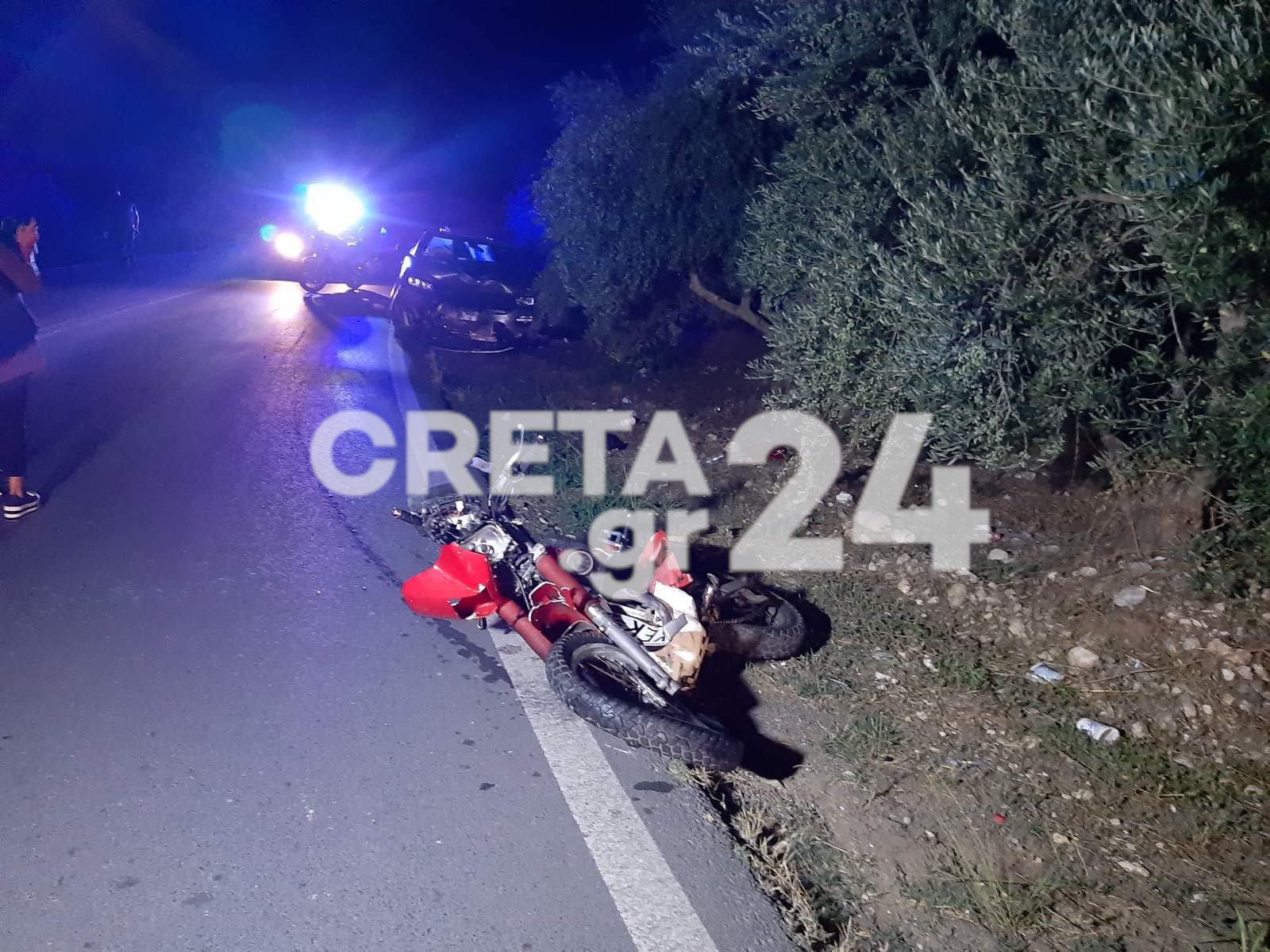 Κρήτη: Νεκρός νεαρός μοτοσυκλετιστής σε τροχαίο