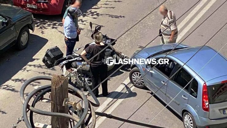Τροχαίο ατύχημα είχε ο δήμαρχος Χανίων (εικόνες)