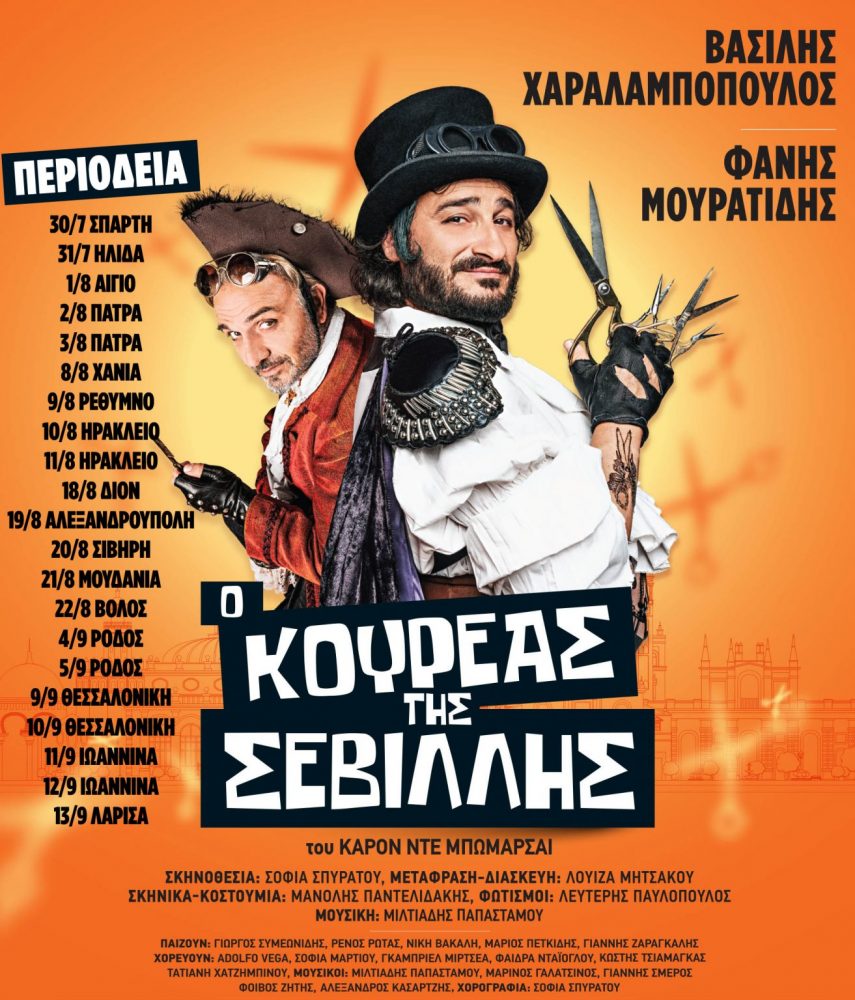 Οι παραστάσεις της Πέμπτης στα Κηποθέατρα του Δήμου Ηρακλείου