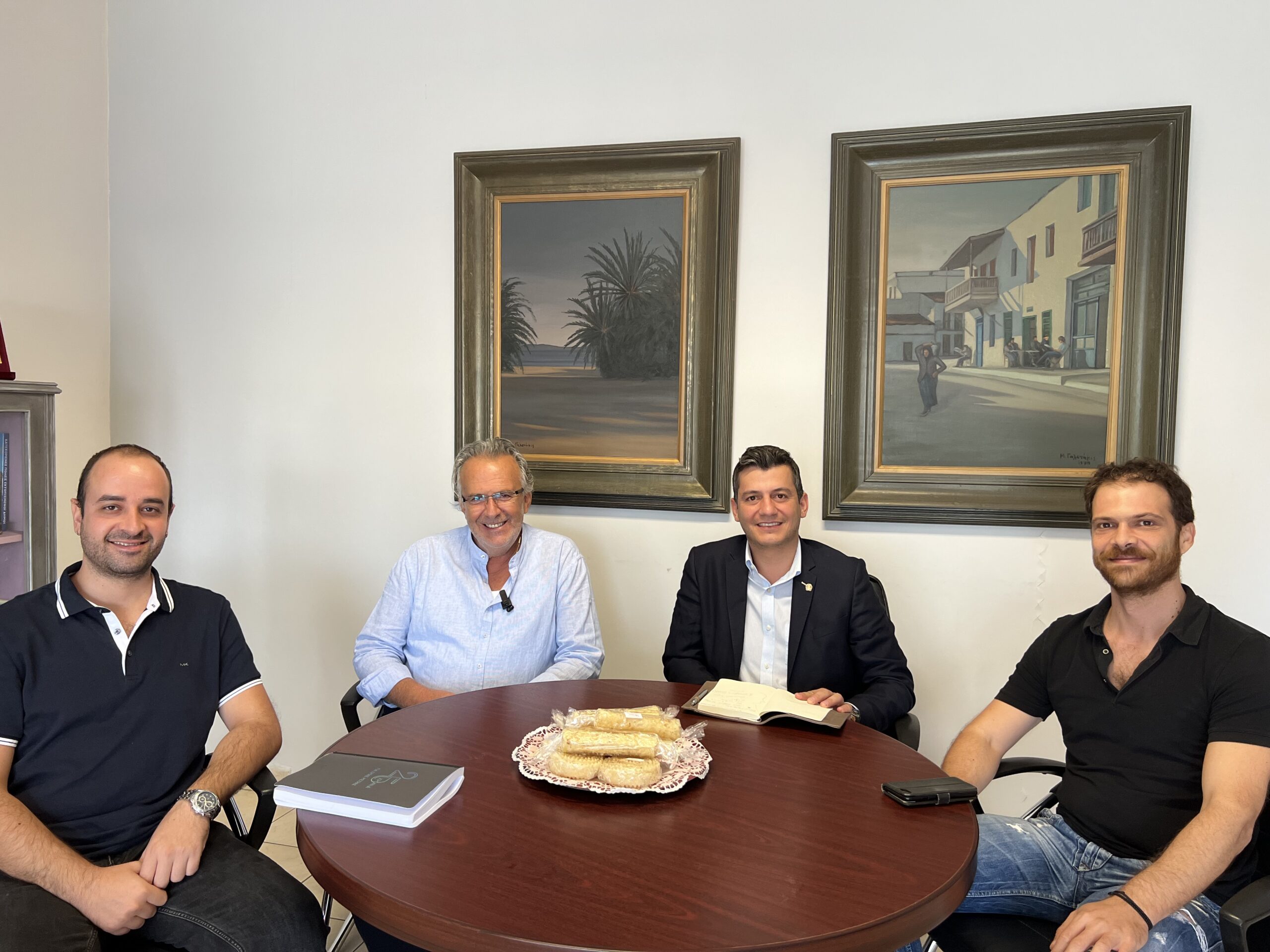 Στον Δήμαρχο Σητείας οι αστυνομικοί του Λασιθίου