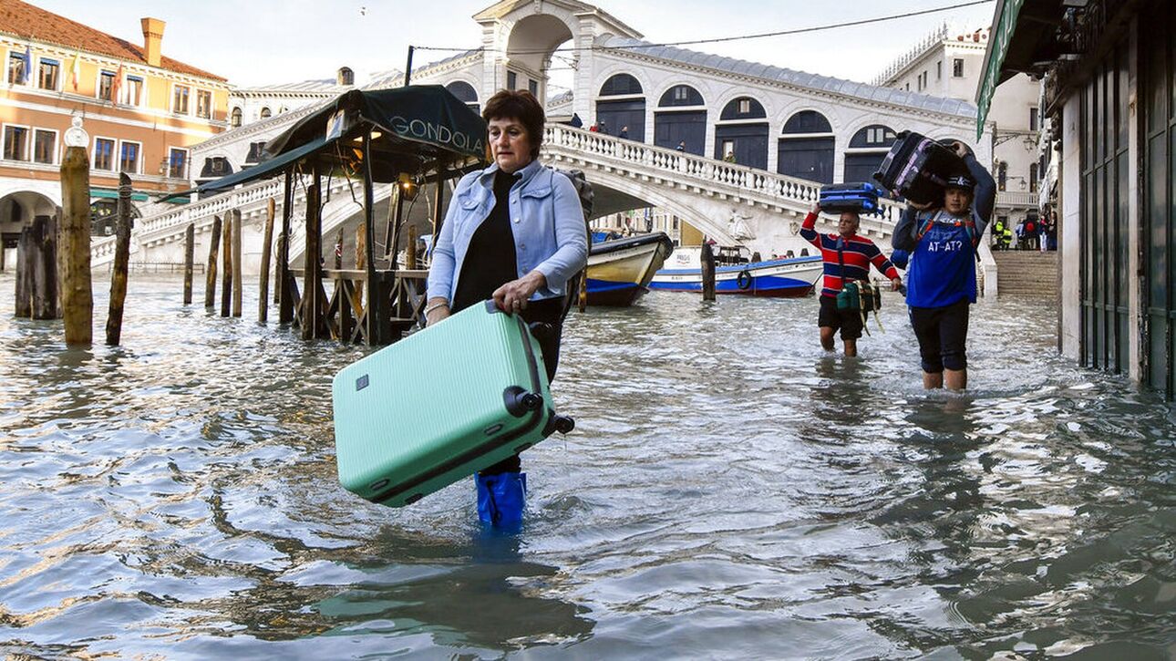 κακοκαιρία στην Ιταλία
