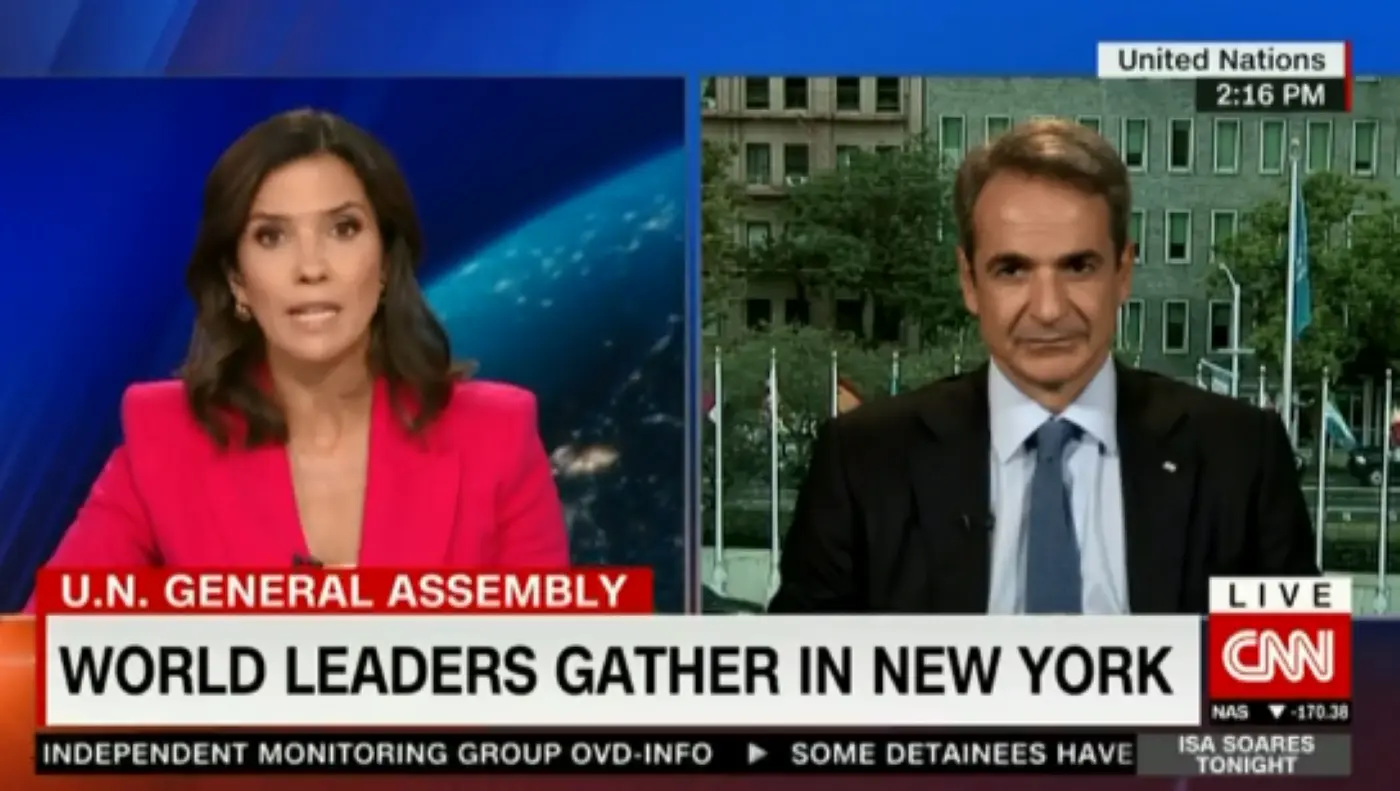 Μητσοτάκης στο CNN: Αυτού του είδους η ρητορική από την Τουρκία είναι απαράδεκτη