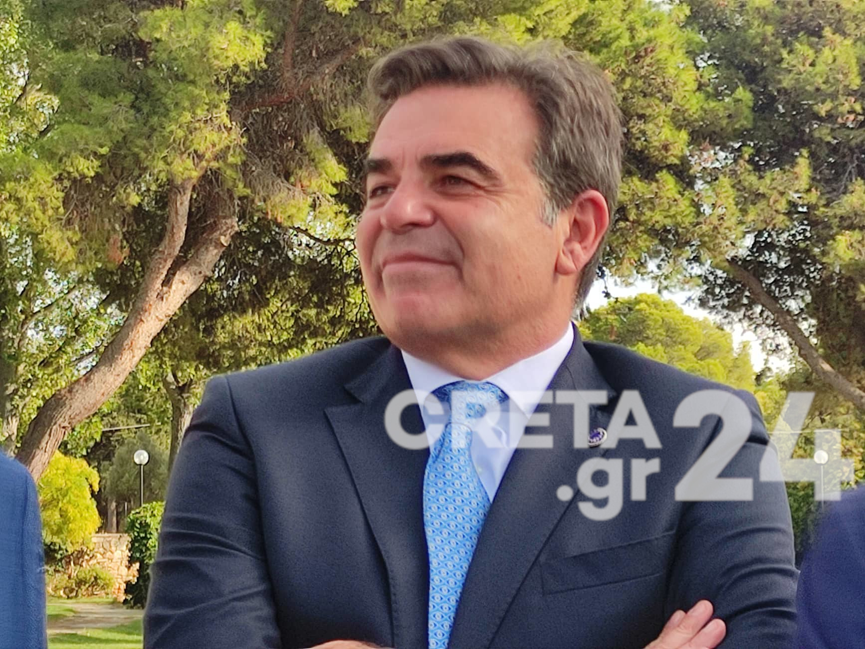 Στα Χανιά ο Μαργαρίτης Σχοινάς