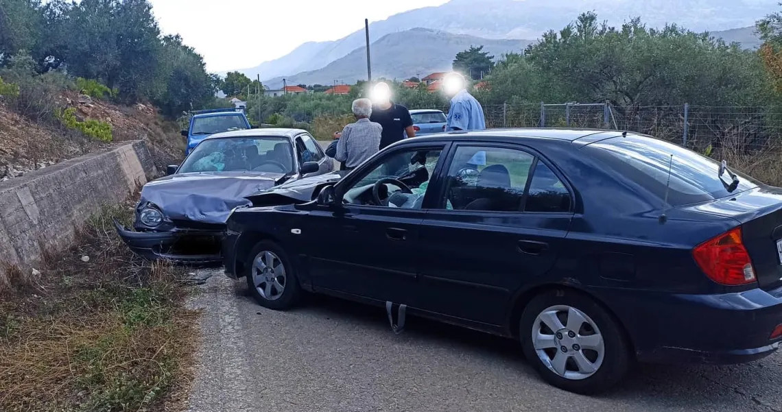 Κρήτη: Τρεις τραυματίες σε τροχαίο ατύχημα