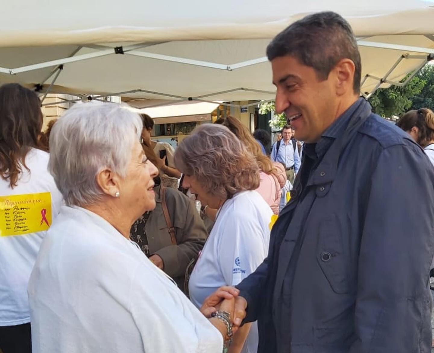 Ο Λ. Αυγενάκης στον 7ο περίπατο για την πρόληψη του καρκίνου