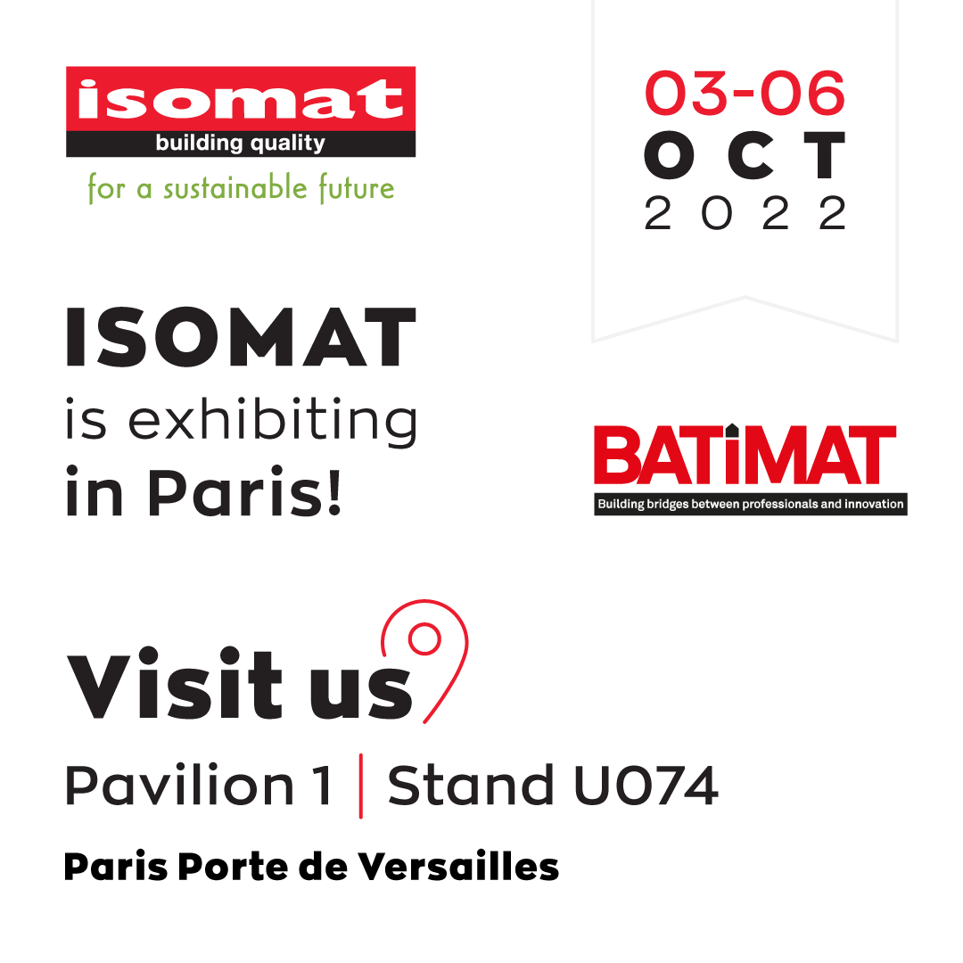Η ISOMAT στην BATIMAT 2022