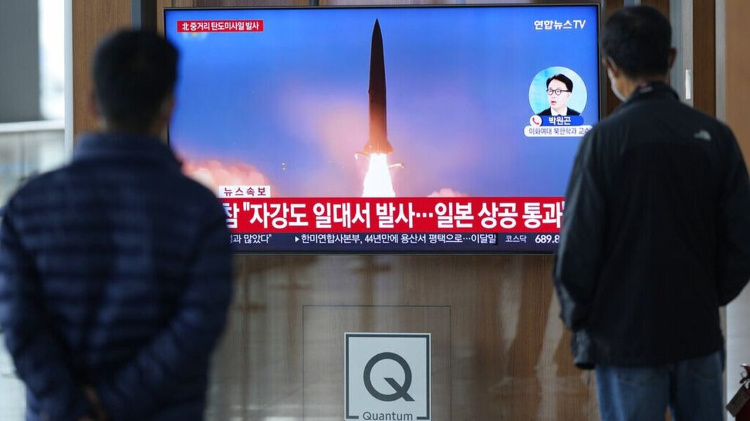 εκτόξευση βαλλιστικού πυραύλου της Κορέας Κορέας