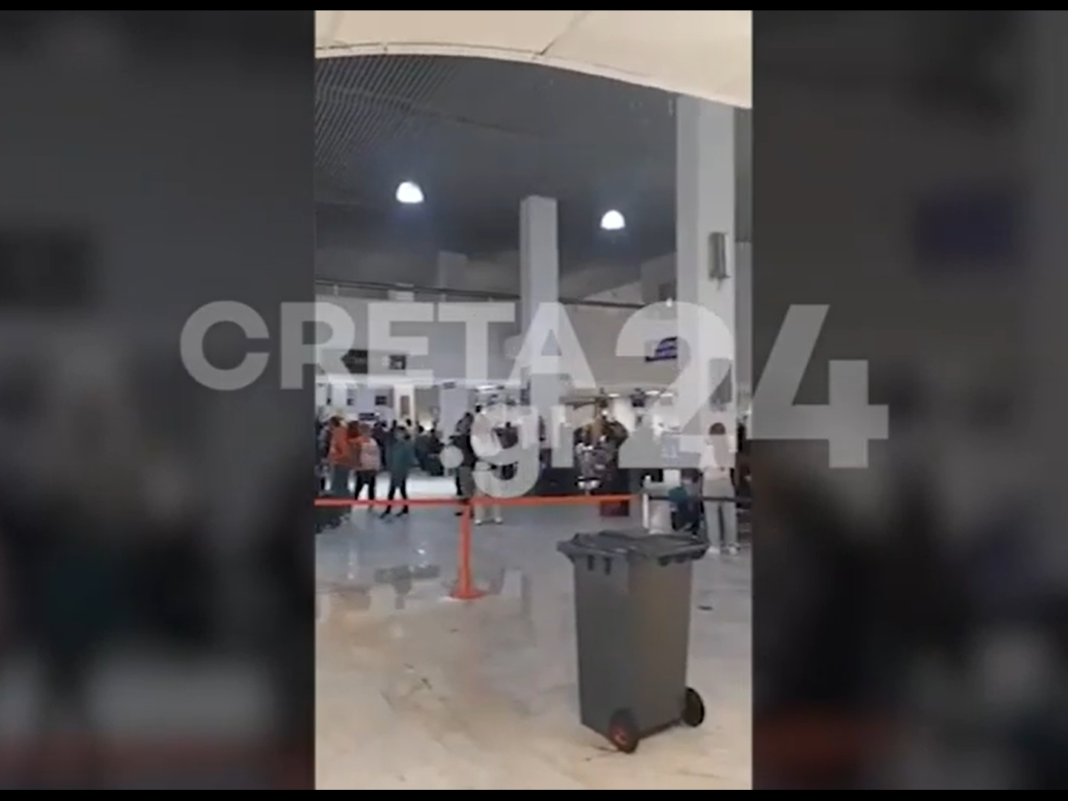 Κλειστό το αεροδρόμιο Ηρακλείου λόγω κακοκαιρίας (βίντεο)