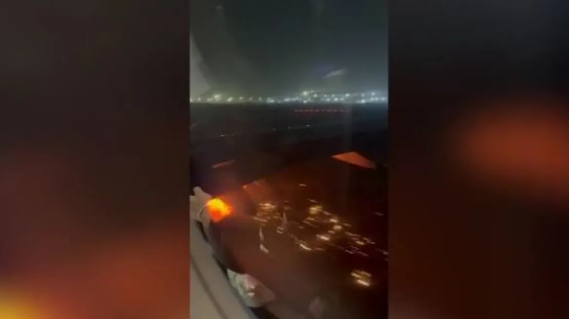 Ινδία: Λαχτάρα για επιβάτες αεροσκάφους – Ο κινητήρας πήρε φωτιά κατά την απογείωση