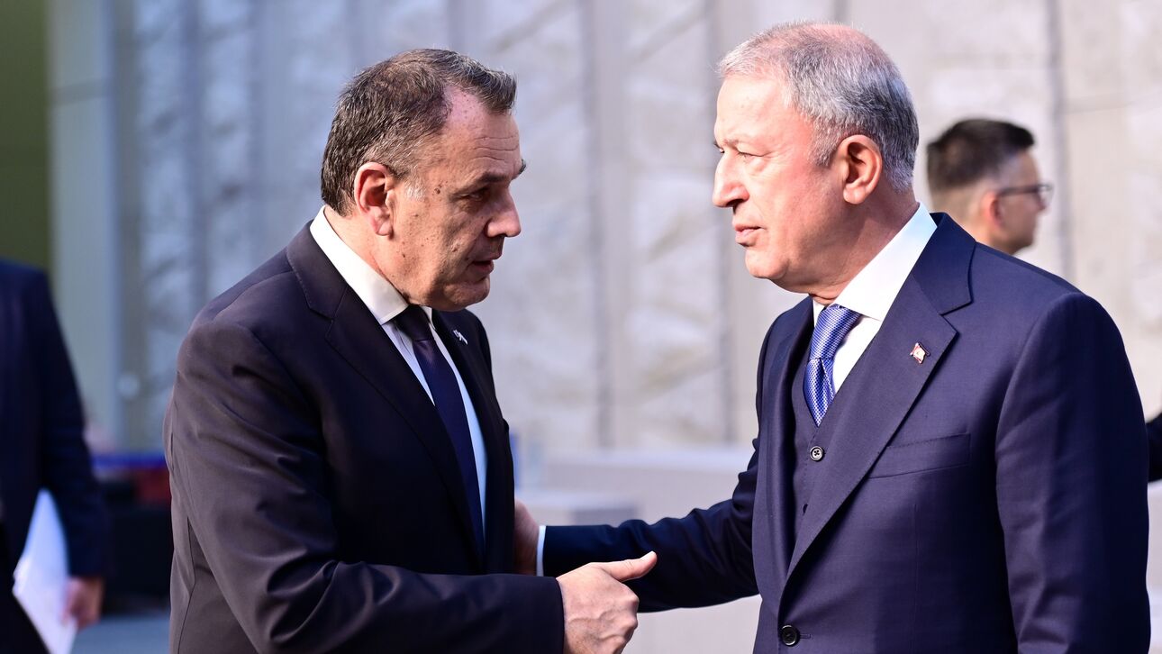 Σύνοδος ΝΑΤΟ: Συναντήθηκε ο Νίκος Παναγιωτόπουλος με τον Χουλουσί Ακάρ