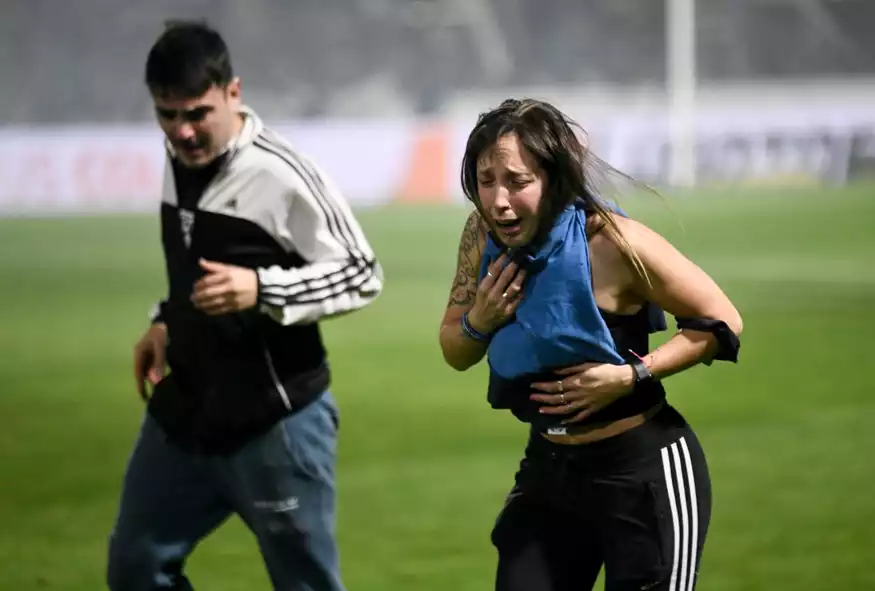 Χάος σε ποδοσφαιρικό ματς στην Αργεντινή
