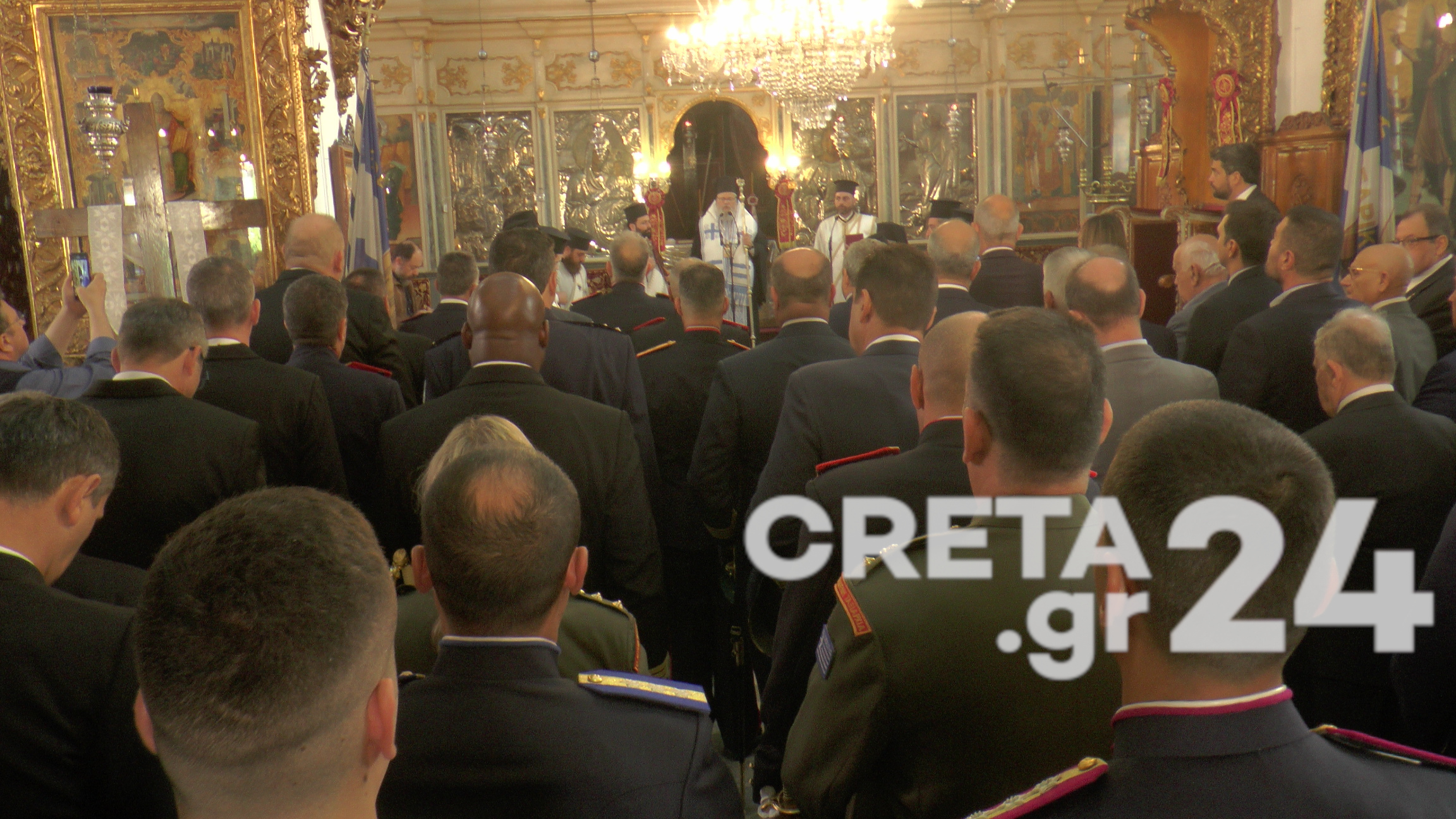 Παρουσία της Σ. Ζαχαράκη η δοξολογία την 28η Οκτωβρίου στα Χανιά (εικόνες)