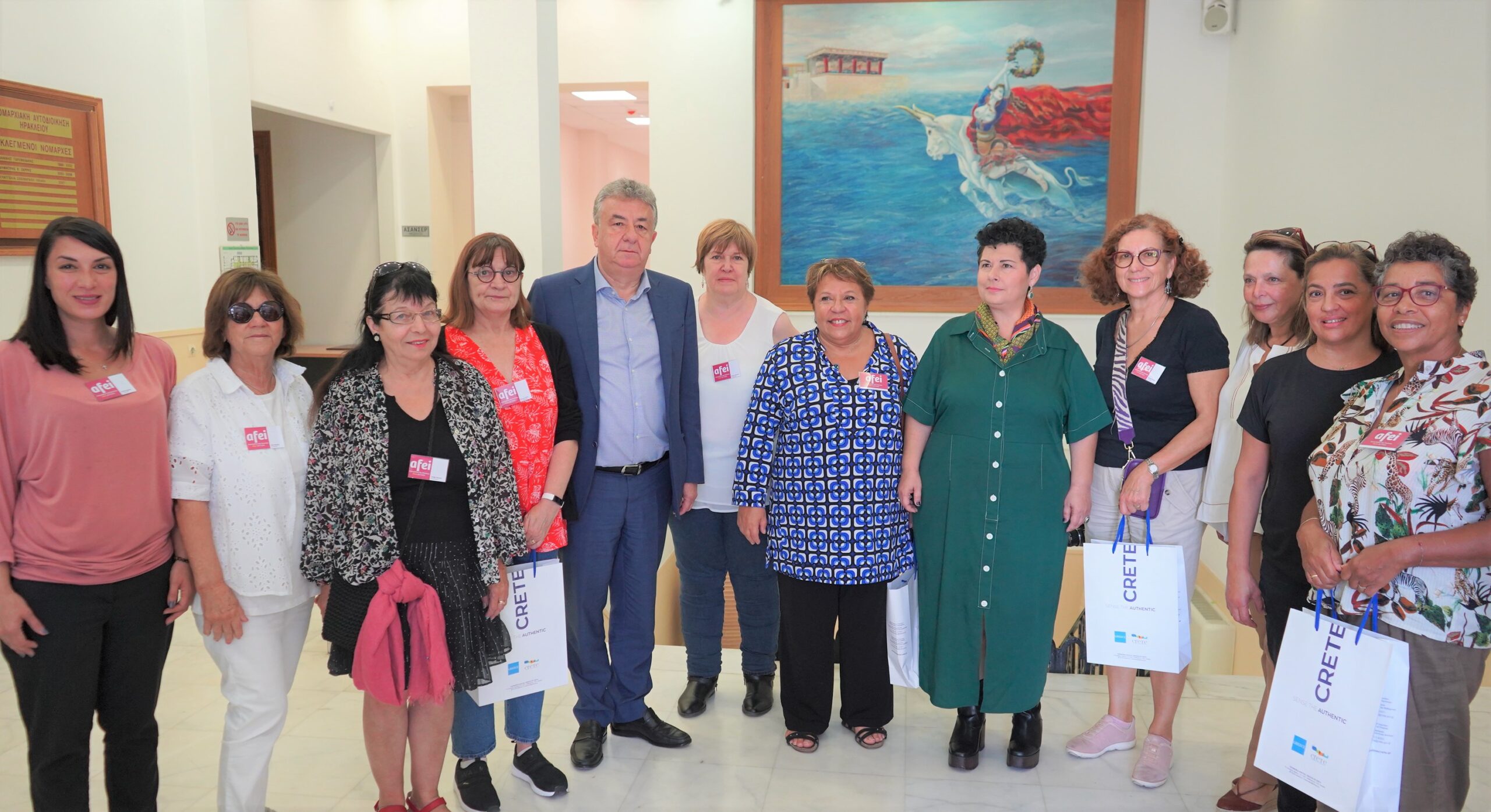 Γαλλική αντιπροσωπεία γυναικών αιρετών επισκέφθηκε