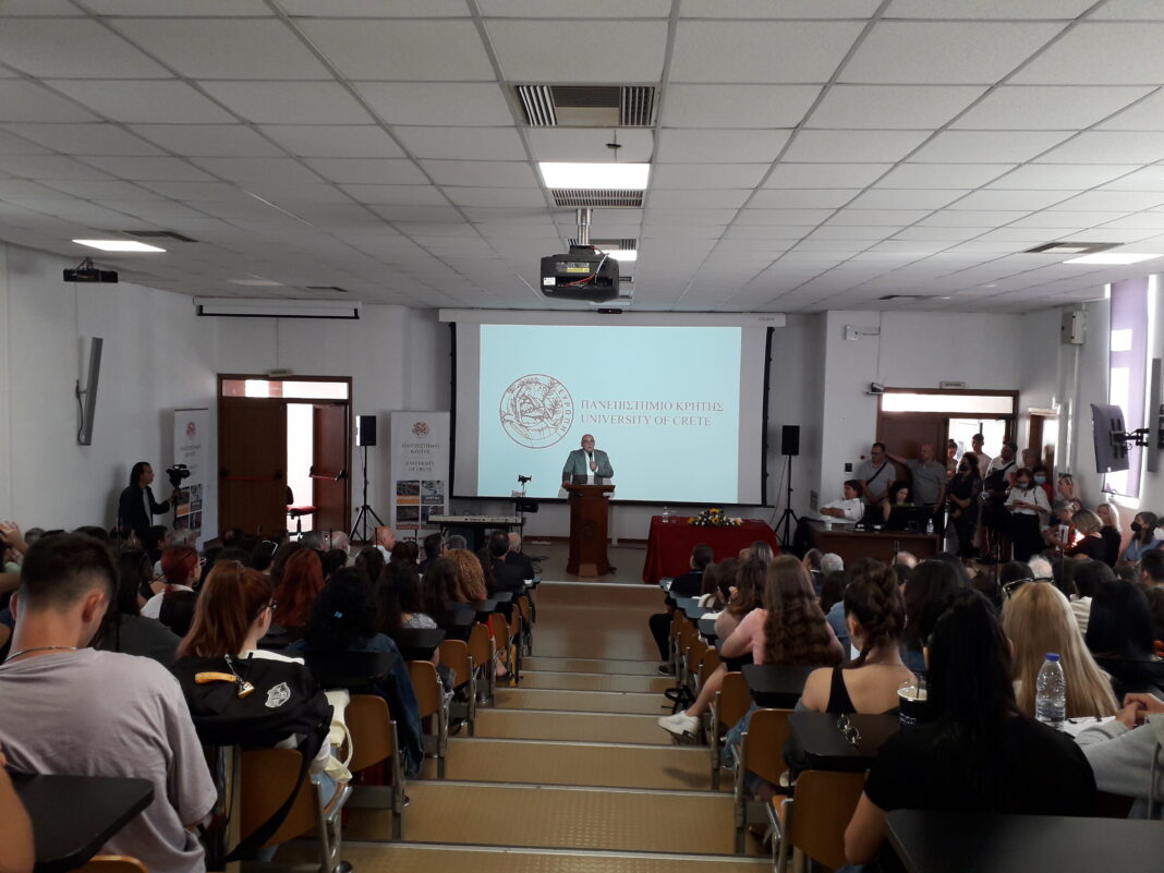 πρωτοετείς φοιτητές στο Πανεπιστήμιο Κρήτης