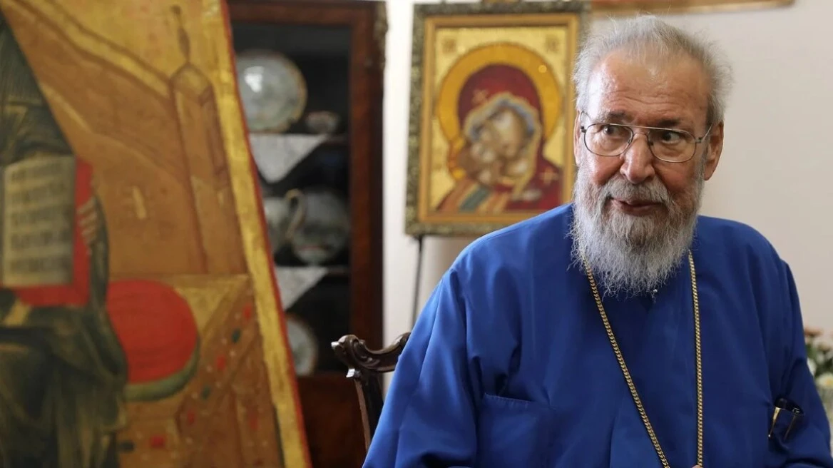 τελευταίο αντίο στον Αρχιεπίσκοπο Χρυσόστομο Β'