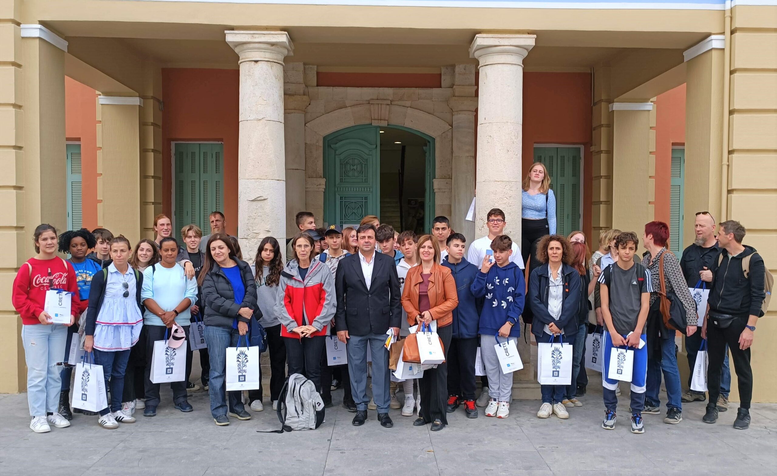 Αντιπροσωπεία μαθητών του ERASMUS στη Περιφέρεια