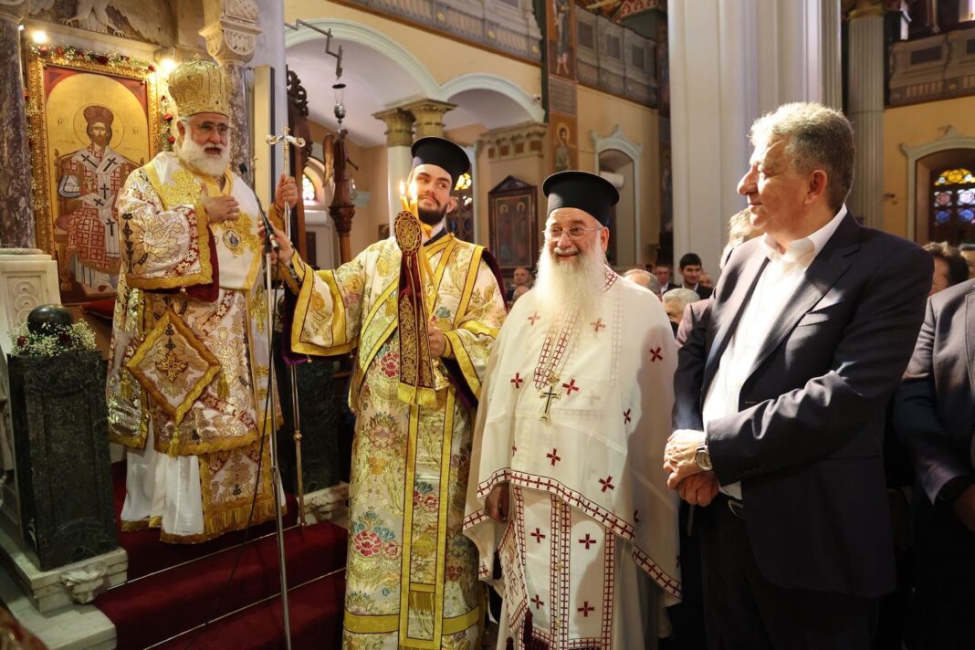 Συγχαρητήρια και ευχές Περιφερειάρχη Κρήτης στον Επίσκοπο Κνωσού