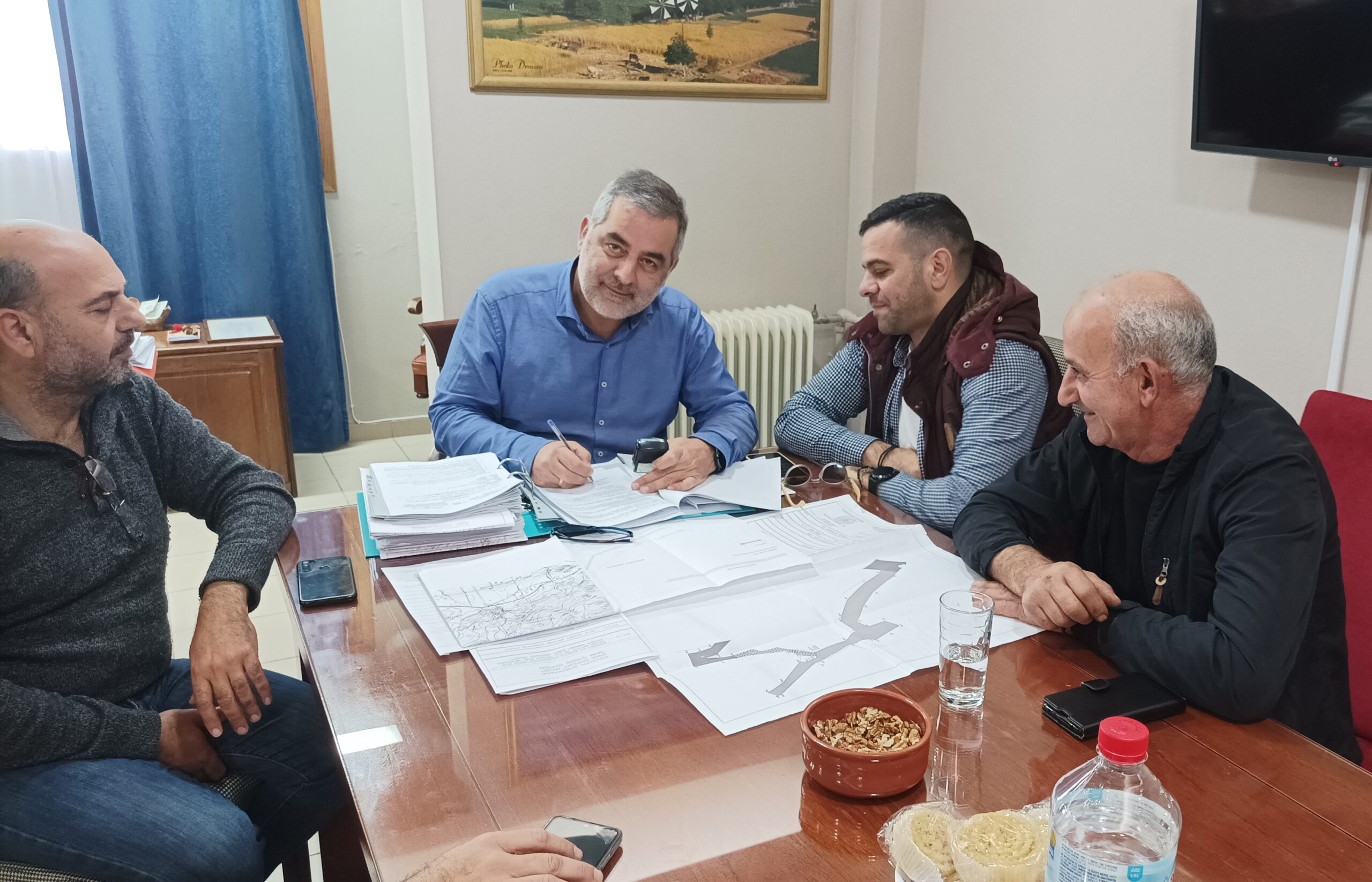 Έργα ανάπλασης ανάδειξης κοινόχρηστων χώρων στον Δήμο Οροπεδίου Λασιθίου