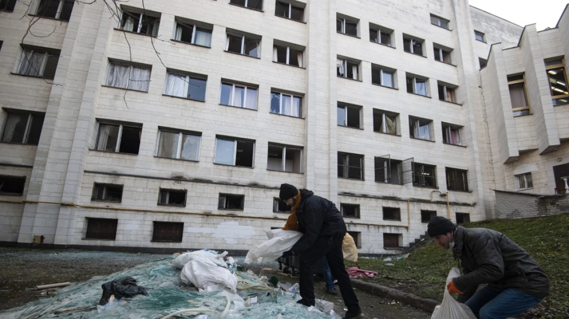 Πόλεμος στην Ουκρανία: Ρωσική πυραυλική επίθεση στο Κίεβο