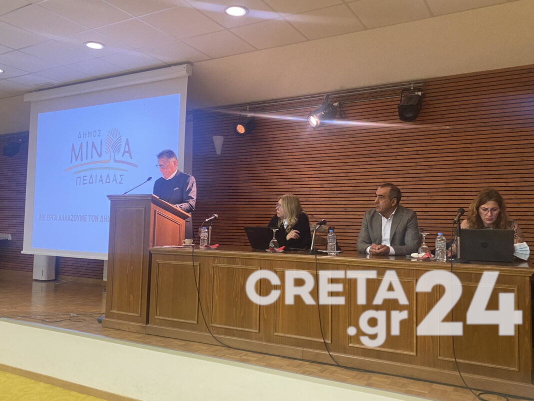 Απολογισμός έργου του Δήμου Μινώα Πεδιάδας για την τριετία 2019-2022 από τον Μ. Φραγκάκη