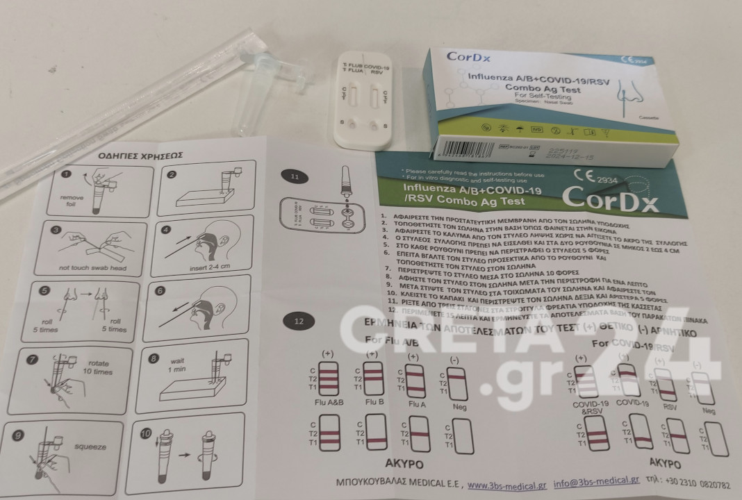 Κρήτη: Έφτασαν τα τριπλά self-test στα φαρμακεία
