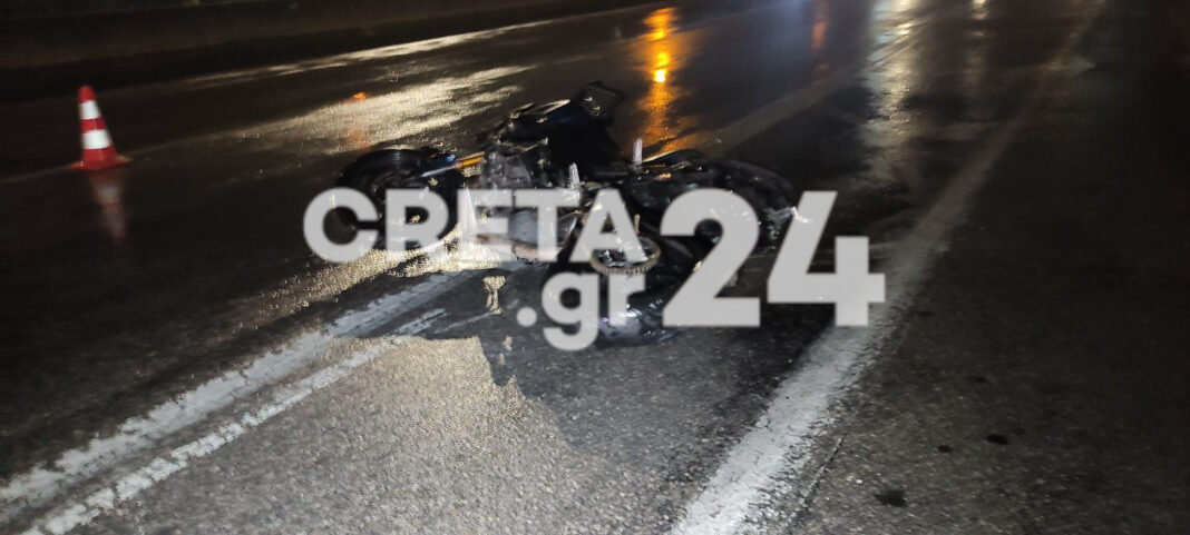 Τραγωδία στην Κρήτη: Νεκρός ο οδηγός της μηχανής μετά το τροχαίο