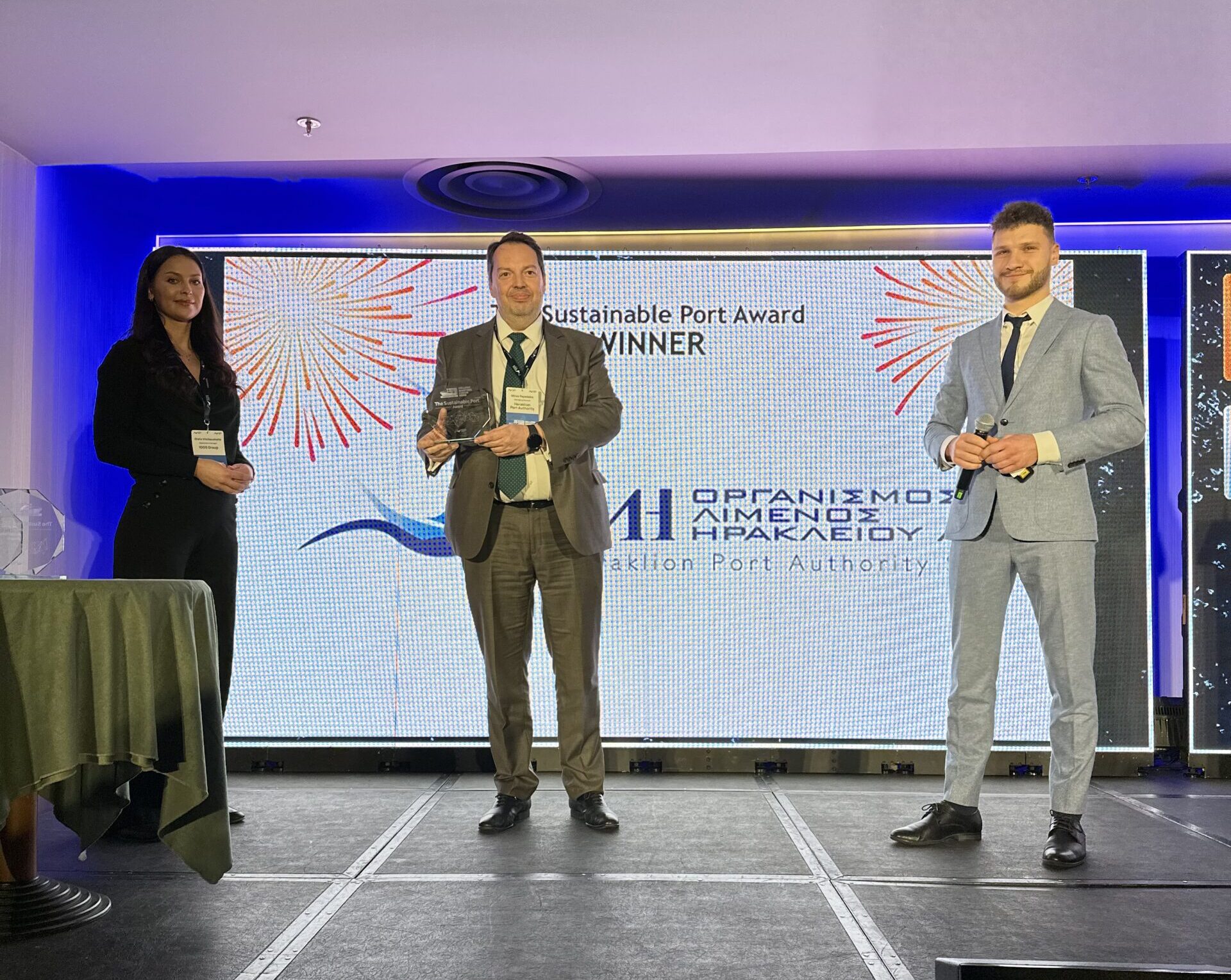 Στον Οργανισμό Λιμένος Ηρακλείου απονεμήθηκε το βραβείο του «Βιώσιμου Λιμένος»