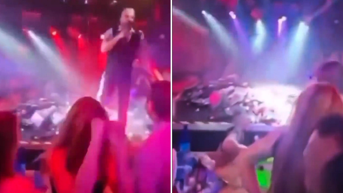 Χρήστος Δάντης: Σοκάρει το βίντεο με την πτώση του