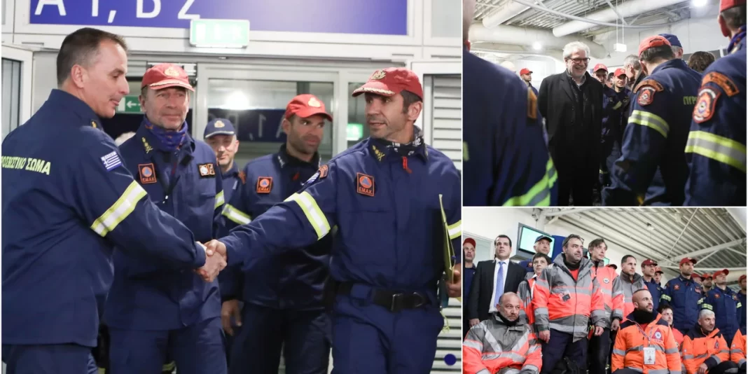 «Αυτό θα κάναμε και στην πατρίδα μας» -Συγκίνηση στην υποδοχή της ελληνικής αποστολής που έσωσε ζωές στην Τουρκία