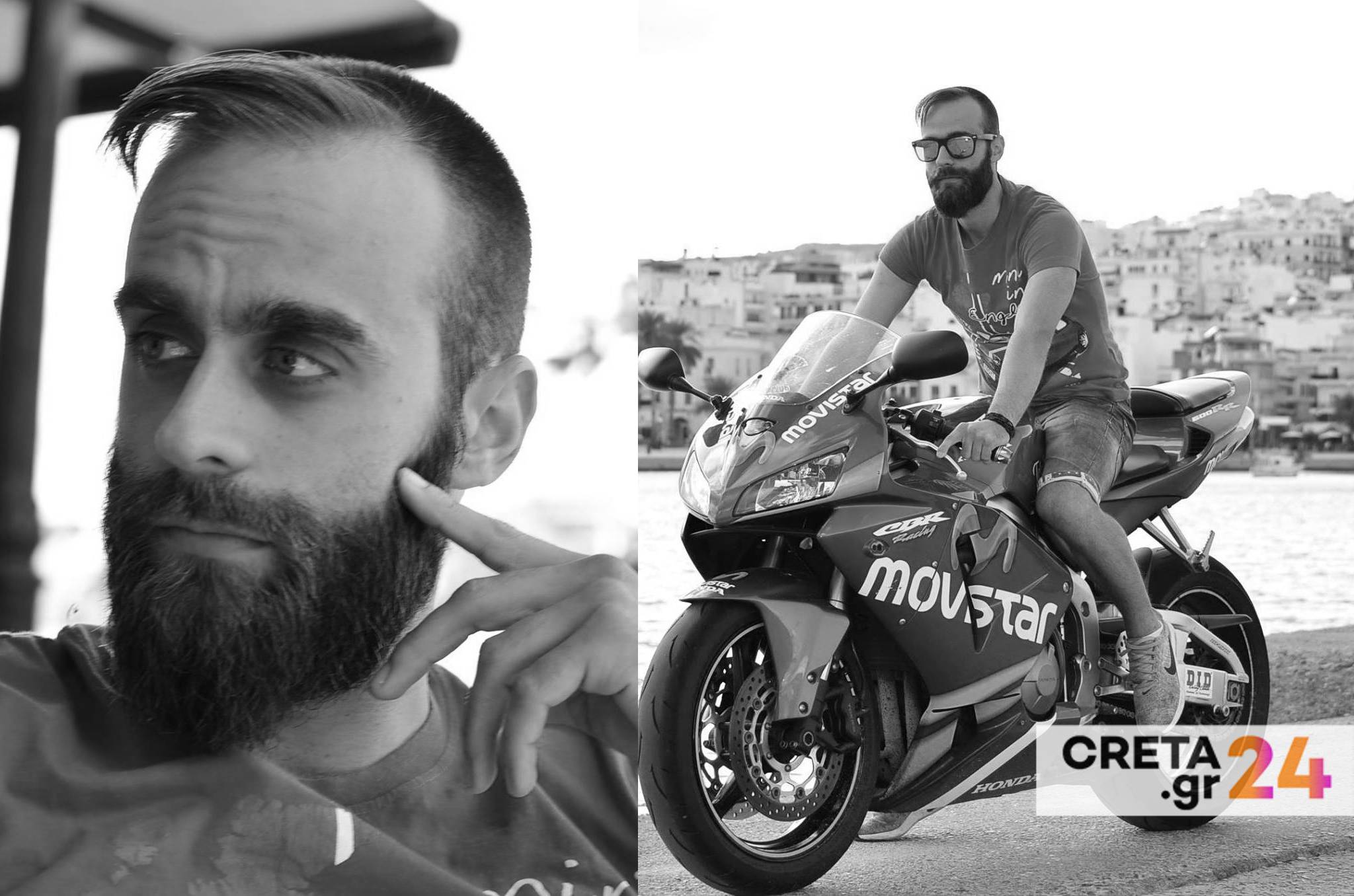 Κρήτη: Θλίψη για το χαμό του Μάνου σε τροχαίο – Η αγάπη του για τις μηχανές (εικόνες)