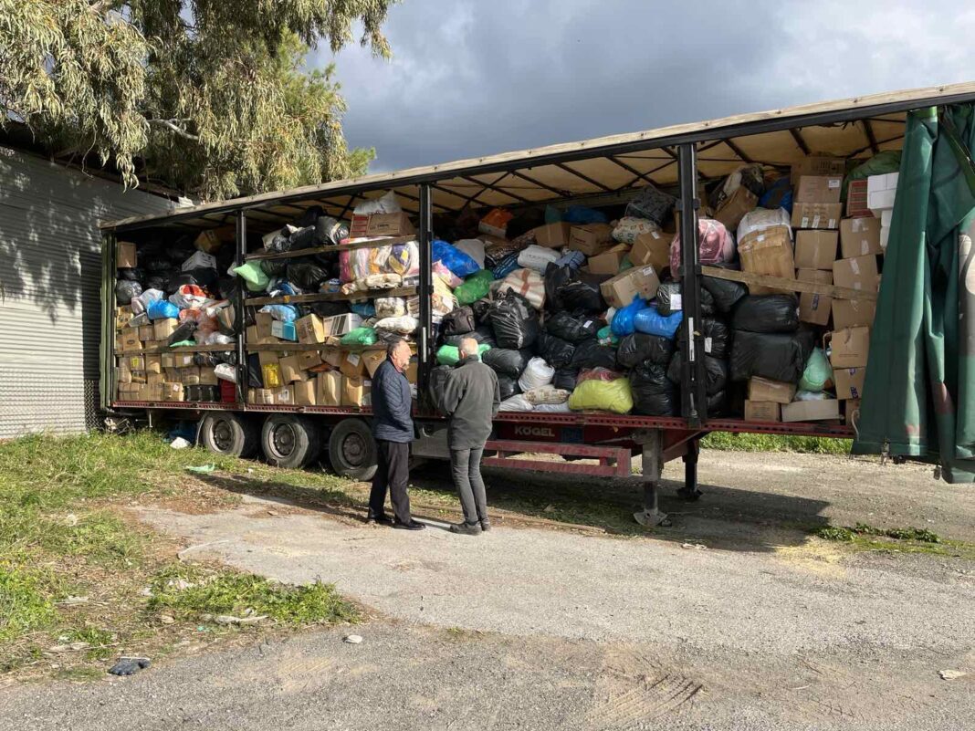 Ολοκληρώθηκε η περισυλλογή ανθρωπιστικής βοήθειας από τους Δήμους της Κρήτης