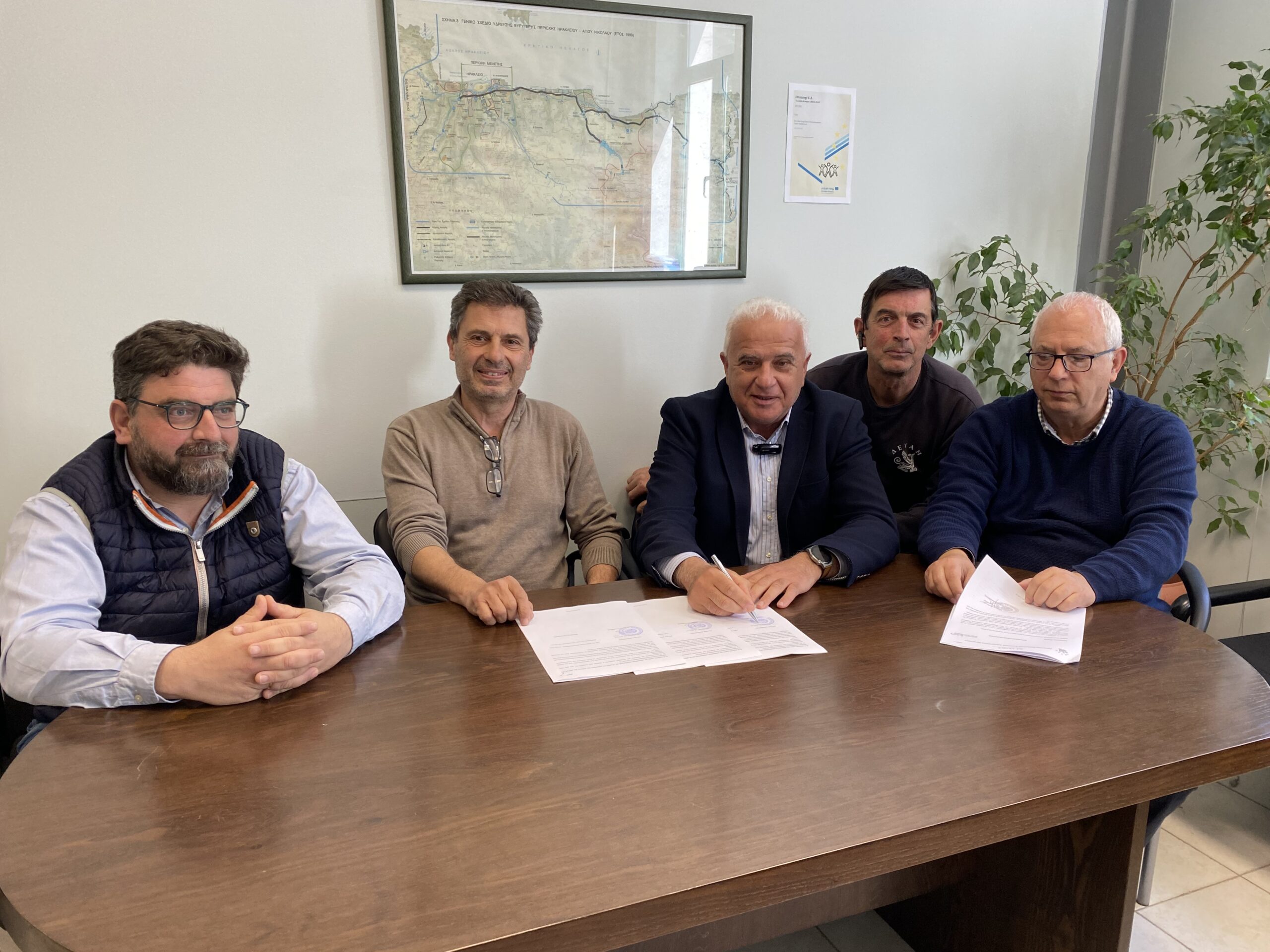 Υπεγράφη η νέα Επιχειρησιακή Σύμβαση της ΔΕΥΑΗ