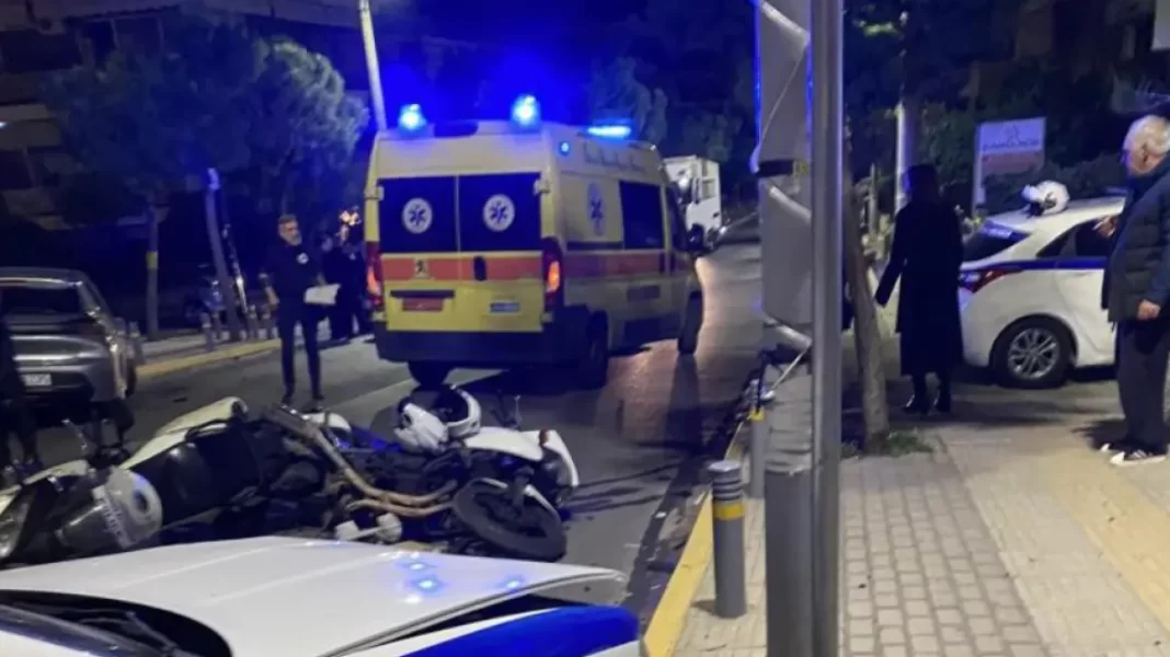 Τροχαίο τα ξημερώματα – Όχημα έπεσε πάνω σε μοτοσικλέτες ΔΙΑΣ