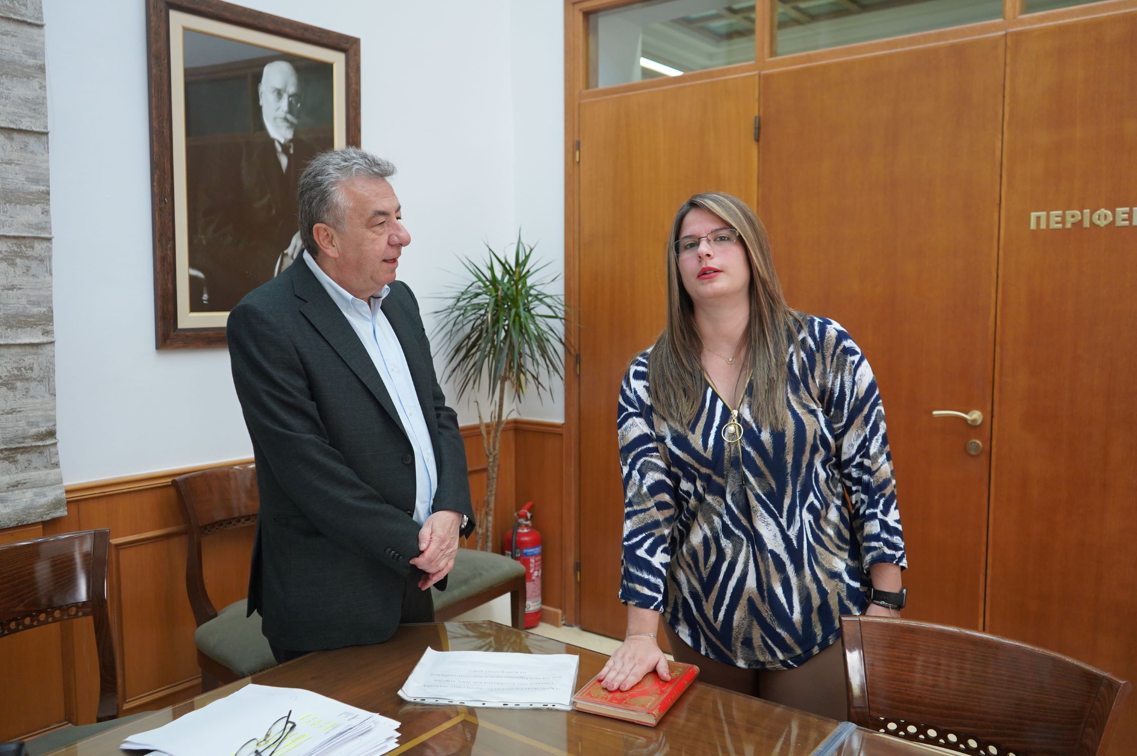 Ορκωμοσία νέας υπαλλήλου στην Περιφέρεια Κρήτης