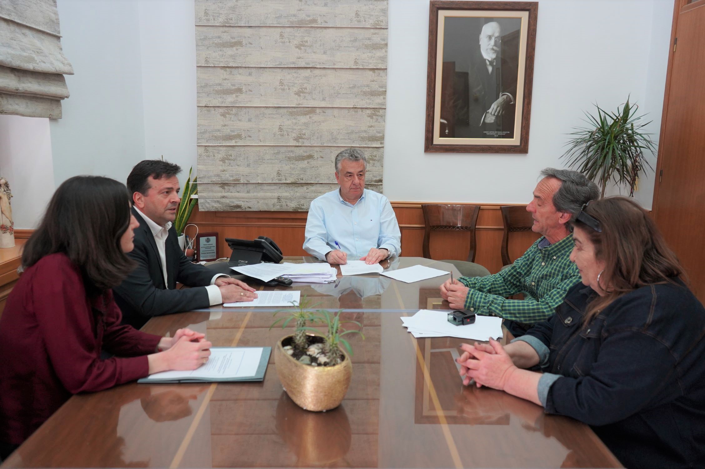 Έπεσαν οι υπογραφές για την οριοθέτηση και διευθέτηση τμήματος της πεδινής κοίτης του ποταμού Γιόφυρου