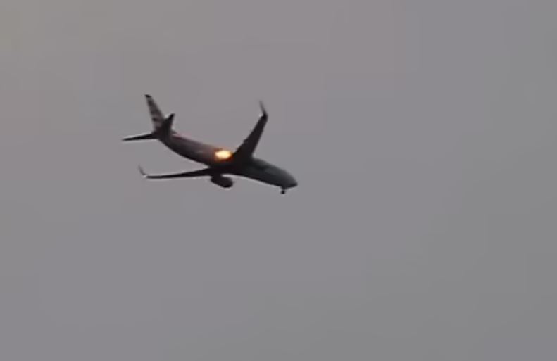 Φωτιά σε αεροσκάφος: Σμήνος πουλιών προκάλεσε βλάβη σε κινητήρα (βίντεο)