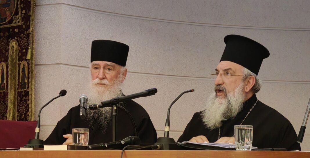 Ομιλία Γέροντος Νίκωνος Αγιορείτου στην αίθουσα της Ενορίας Παναγίας Μασταμπά