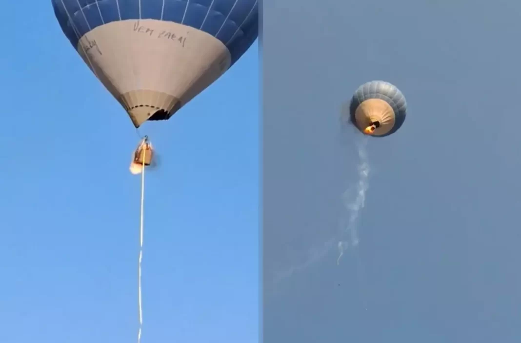 Ζευγάρι σκοτώθηκε όταν ξέσπασε φωτιά στο αερόστατό τους